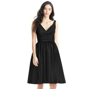 Azazie Alexandra Black Bridesmaid Dress, Size 6